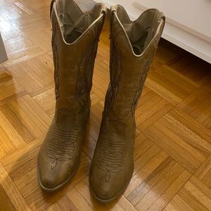 Faux cowboy boots